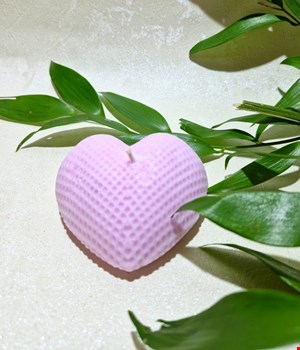 شمع قلبی بنفش