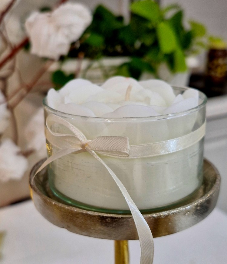 شات شمع گل پیونی