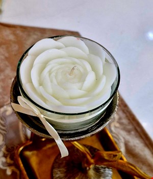 شات شمع گل پیونی